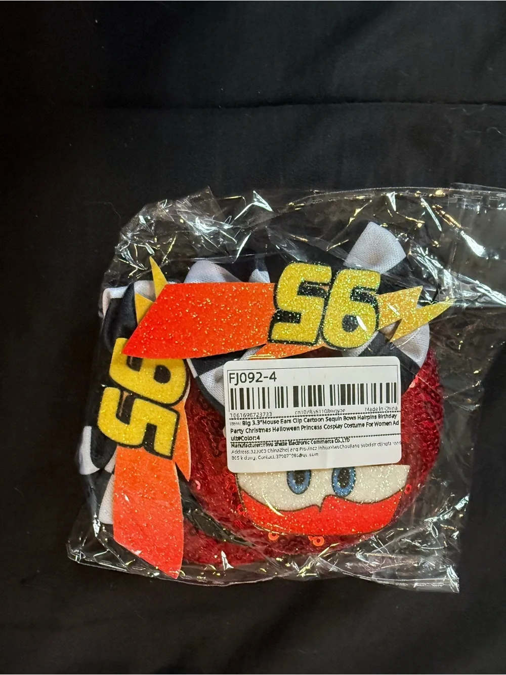 Cars Mickey Ears Clips